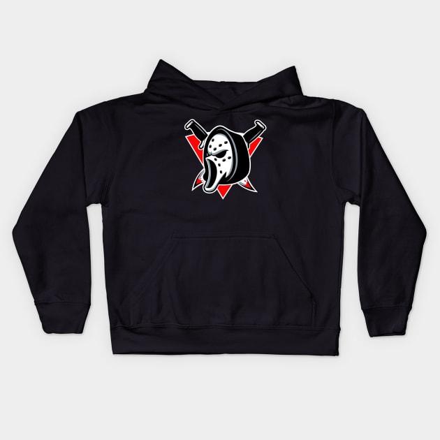 Slasher Ducks Kids Hoodie by JayHai